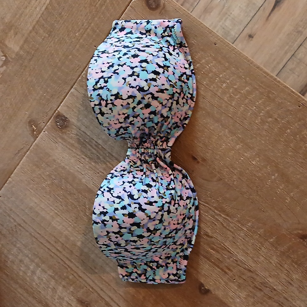 Women's Victoria's Secret Multicolor Strapless Underwire Bikini Top Size 32D - Picture 4 of 17